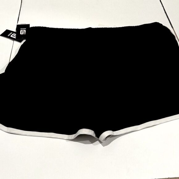 I ID Ideology Women S Drawstring Running Shorts Black, short - Picture 7 of 8